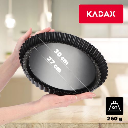 BLACHA OKRĄGŁA FORMA DO PIECZENIA TARTY CIAST 30cm na Arena.pl