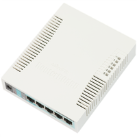 MikroTik RB260GS - przełącznik - 6 portów - zarządzany
