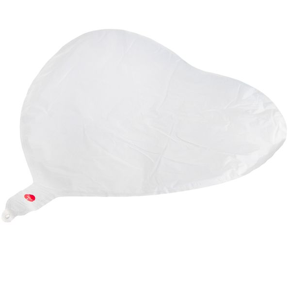 BALON FOLIOWY SERCE BIAŁY NA HEL WALENTYNKI zdjęcie 4