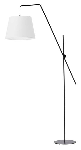 Czarna lampa stojąca na wysięgniku do czytania VIGO zdjęcie 2