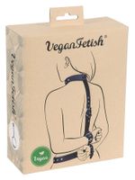regulowane kajdanki na szyję i nadgarstki vegan fetish
