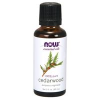 NOW FOODS 100% Olejek Cedrowy - Cedarwood (Drzewo Cedrowe) (30 ml)