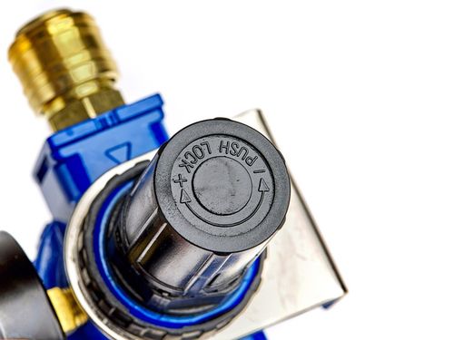 REDUKTOR CIŚNIENIA FILTR POWIETRZA ODWADNIACZ REGULATOR 1/2 10BAR KOMPRESOR na Arena.pl