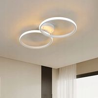 LAMPA WISZACA BIAŁY LAMPA SUFITOWA LED RING ŚCIEMNIALNA PILOT NOWOCZESNA