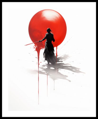 Plakat 40x50cm Samotny Samuraj na Arena.pl