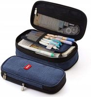 Piórnik szkolny podwójny organizer saszetka (C004)