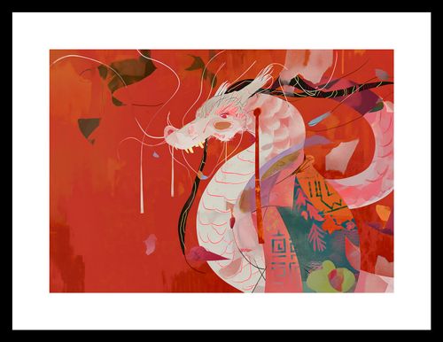 Plakat 29,7x21cm Orientacyjny Smok na Arena.pl