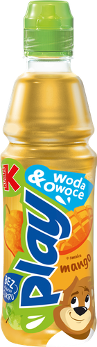 Kubuś Play woda&sok o smaku mango z witaminą C 400 ml na Arena.pl