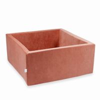 Suchy basen 90x90x40cm Velvet Soft Canyon Clay bez piłek