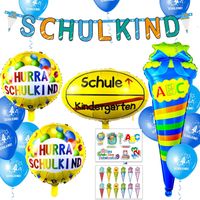 Zestaw Balonów dla Chłopców Niebieskie 24 sztuk Dekoracji