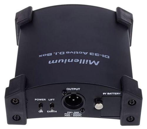 Aktywny DI Box Millenium DI-33 Bateria 9V Phantom 48V na Arena.pl