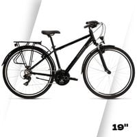 Rower trekkingowy męski KROSS Trans 1.0 ALT rama aluminium 19" BAGAŻNIK