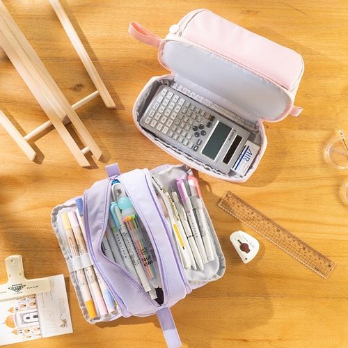 Duża pojemność Piórnik Szkolny Duży i Pojemny Komorowy Czarny 2024 NOWY na Arena.pl