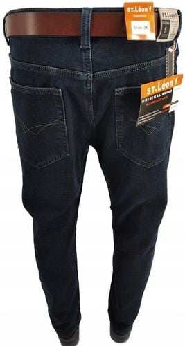 SPODNIE OCIEPLANE MĘSKIE JEANS W33 PAS: 86-88 CM na Arena.pl