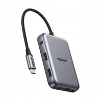 Adapter hub USB-C 7w1 Ugreen CM896 65759 2x USB 3.0 + HDMI + 2x USB-C
