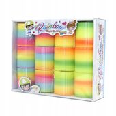 MAGICZNA SPRĘŻYNA sprężynka tęczowa ZESTAW 12 SZT