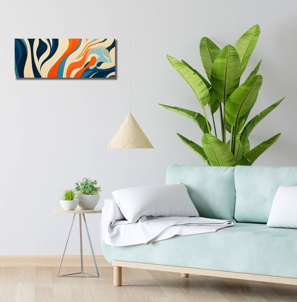 Obraz 60x20cm Oceaniczne Fale zdjęcie 2