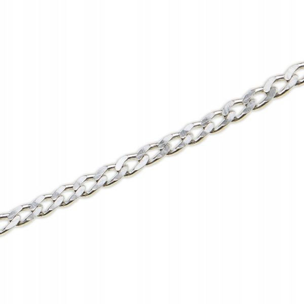 SREBRNY ŁAŃCUSZEK PANCERKA 50cm SREBRO 925 zdjęcie 6