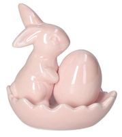 FIGURKA WIELKANOCNA ZAJĄC ZAJĄCZEK CERAMICZNY