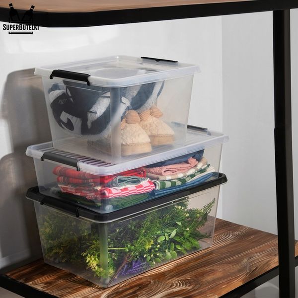 POJEMNIK PLASTIKOWY 25 L ORGANIZER Z POKRYWKĄ NA KÓŁKACH DO zdjęcie 10