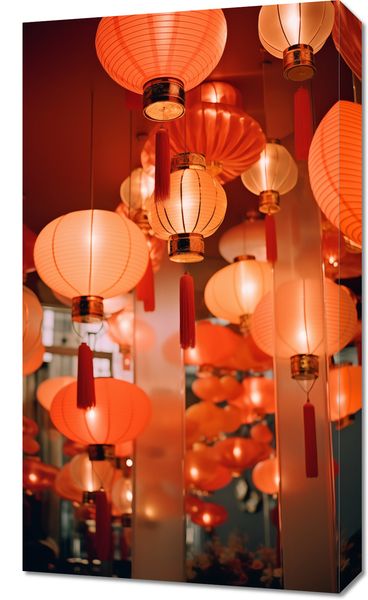 Obraz 40x70cm Festiwal Latarni zdjęcie 1