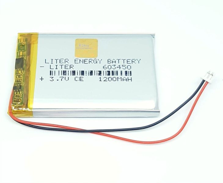 Akumulator Li-Poly 1200mAh 3.7V JST 603450 zdjęcie 1