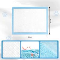 2X DAZA PODKŁADY UNIWERSALNE 60x60 cm 100 SZTUK MATY JEDNORAZOWE CHŁONNE