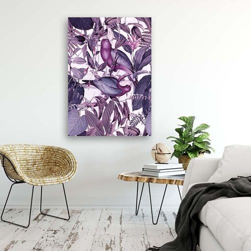 Deco Panel, Fioletowe papugi 40x60 na Arena.pl