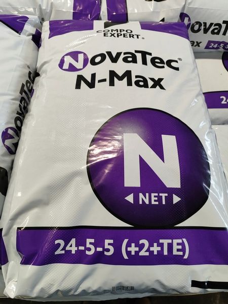 NAWÓZ COMPO N-MAX 25 KG 24-5-5 (+2+TE) NOVATEC do Traw trawy trawników zdjęcie 3
