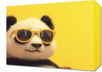 Obraz 40x30cm Panda w Wakacyjnym Nastroju