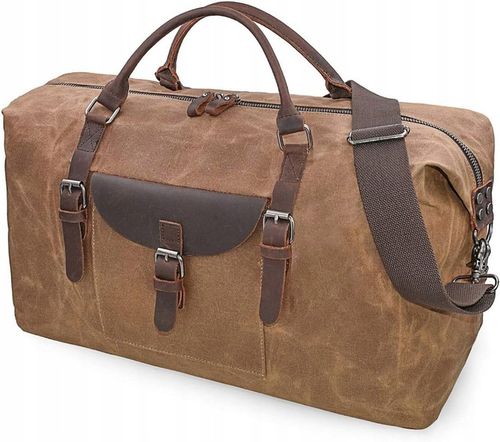 Duża pojemna torba podróżna paskiem na ramię Turystyczna Pojemna 54x27x32cm na Arena.pl