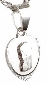 Komunijny Łańcuszek Srebrny 925 Zawieszka (na PREZENT) zdjęcie 3