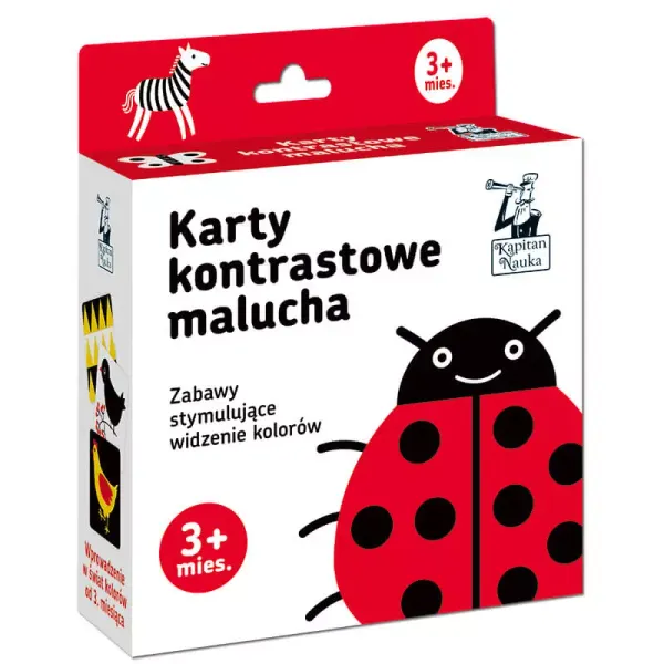 Karty Kontrastowe Malucha. 3+ Miesięcy zdjęcie 1