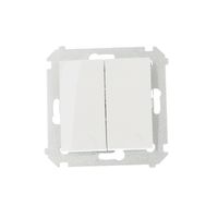 Simon54 Łącznik schodowy podwójny DW6/2.01/11 biały