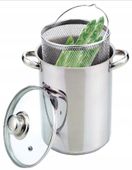 GARNEK Do Gotowania SZPARAGÓW Makaronu Frytek na SZPARAGI Warzywa 4L 7209