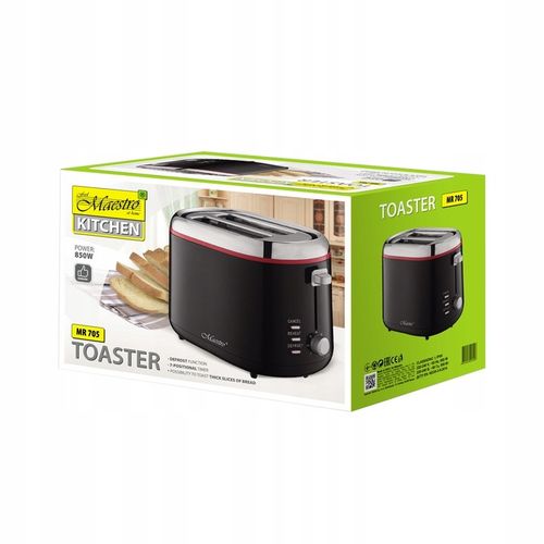 TOSTER OPIEKACZ kanapek tostów MAESTRO MR-705 7 POZIOMÓW 850W 2 kromki na Arena.pl