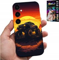 ETUI DO SAMSUNG GALAXY A13 5G - MONSTERTRUCK, CIĘŻARÓWKA, WZORY + SZKŁO