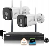 Zestaw monitoringu IP Dahua 2 Kamery WI-FI IPC-HFW1339DTK1-SAW-IL-0280B 3MP