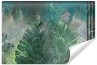 Fototapeta LIŚCIE Beton Abstrakcja Mural 270cm x 180cm