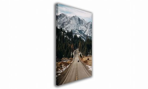 OBRAZ NA PŁÓTNIE 116 Samochód pod górami 20x30cm na Arena.pl