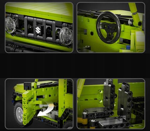 KLOCKI ZDALNIE STEROWANY POJAZD SUZUKI JIMNY 579EL na Arena.pl