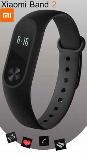 Oryginalna opaska XIAOMI-MI 2 OLED PULS Smartwatch na Arena.pl