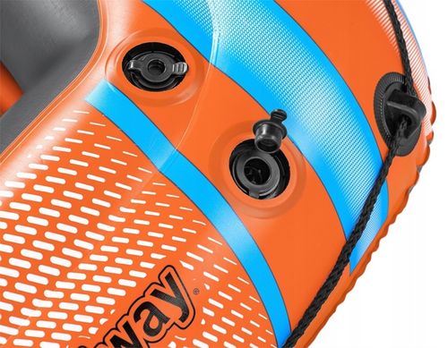 BESTWAY dmuchany PONTON 246 x 122 cm + 2 WIOSŁA + POMPKA + ŁATKA NAPRAWCZA na Arena.pl