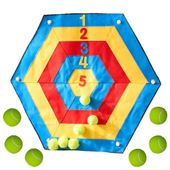 MASTERKIDZ Sześciokątna Tarcza Na Rzepy Rzut Do Celu Do Tablicy STEM