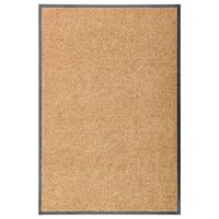 Wycieraczka z możliwością prania, kremowa, 60 x 90 cm