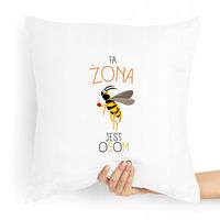 Poduszka Prezent Dla Żony Ta Żona Jest Osom Z Nadrukiem Ze Zdjęciem