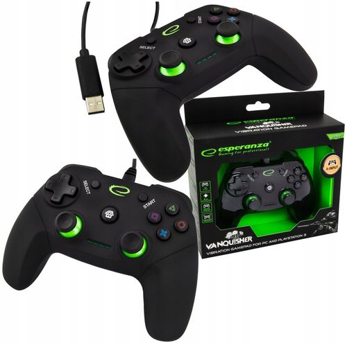 ESPERANZA GAME PAD DO KOMPUTERA I KONSOLI PS3 PLAYSTATION 3 - Z WIBRACJAMI na Arena.pl