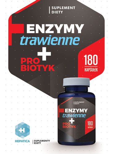 Enzymy trawienne 180 kapsułek Trawienie na Arena.pl