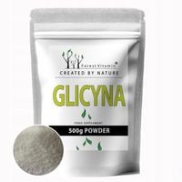 GLICYNA 500g AMINOKWAS GLYCINE SEN PAMIĘĆ SKÓRA 500 PORCJI + MIARKA