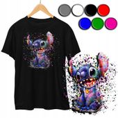 KOSZULKA DZIECIĘCA T-SHIRT Z NADRUKIEM - STICH STICZ KOLORY - XXS 98-104